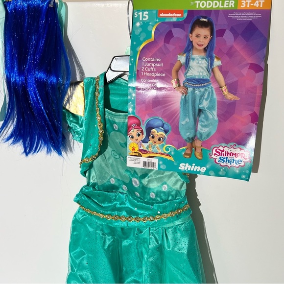 Nickelodeon Shimmer and Shine Teal and Gold Costume - Picture 3 of 10